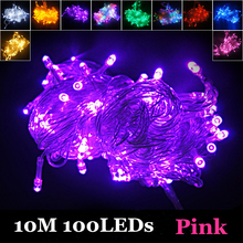 10M 100 LED fancy ball Lights Decorative Christmas Party Festival Twinkle String Lamp garland 10Colors Free Shipping 2024 - buy cheap