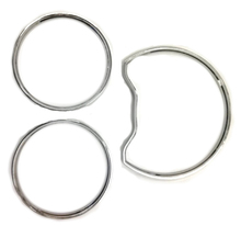 Chrome Dash Board Gauge Ring Set for Mercedes Benz W202 95-99 2024 - buy cheap