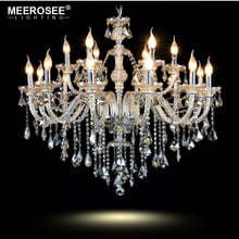 Modern Glass Chandelier Cognac Crystal lustres de cristal Chandelier Lamp Lighting Lamparas for Home Decoration Hotel Project 2024 - buy cheap