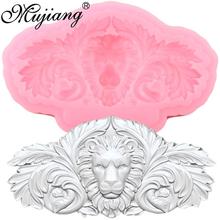 Sugarcraft Lion Silicone Mold Scroll Relief Cake Border Fondant Molds DIY Cake Decorating Tools Candy Chocolate Gumpaste Mould 2024 - buy cheap