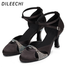 DILEECHI-zapatos de baile latino para mujer, calzado de baile moderno, exterior, femenino 2024 - compra barato