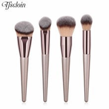 TFSCLOIN 4 Pcs Set Women Makeup Brushes Eyeshadow Eyeliner Blush Contour Foundation Face Powder Cosmetic Beauty Make Up Brush 2024 - buy cheap
