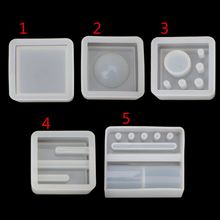 Silicone Mold Card Storage Pen Holder Ashtray Epoxy Resin Mold Jewelry Making 2024 - buy cheap