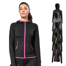 Quick Dry Jacket Women's Running Jacket Long Sleeve Running Hoodie Yoga Gym Fitness Tight Tops Sports Coat Gym Sweatshirt 2024 - buy cheap