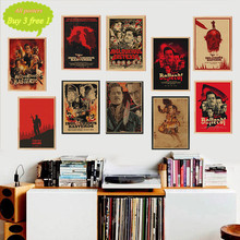 Inglourious-películas clásicas de Quentin Tarantino, decoración de muebles para el hogar, póster de película Kraft, adhesivos con dibujo para pared 2024 - compra barato