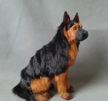 big Simulation wolfhound dog polyethylene&furs sitting dog model gift about 34x33x16cm y0233 2024 - buy cheap