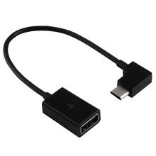 Angle Type C OTG Cable, Cable Creation (1 Pack) USB C Male to USB 2.0 A Female OTG(On-The-Go) Cable, 12CM/Black 2024 - buy cheap