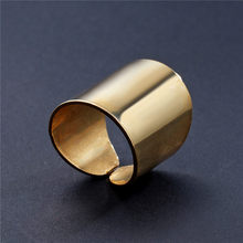 Fashion Gold Opening Ring For Women Punk Alloy Finger Rings Simple Boho Jewelry 2024 - купить недорого