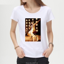 Camiseta de manga corta con póster Retro para mujer, remeras informales con estampado para chica, camisetas de moda, ropa de calle Harajuku 2024 - compra barato