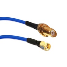 10pcs SMA Female Jack to SMA Male Connector RG402 RF Coaxial Pigtail Semi-rigid Cable  10cm 15cm 20cm 30cm 50cm 1m 2024 - buy cheap