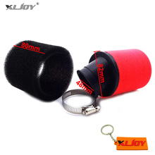 XLJOY Racing 48mm Bent Foam Air Filter Clearner For Pit Pro Dirt Trail Bike GY6 Moped Scooter ATV Quad Motocross Motorcycle 2024 - buy cheap