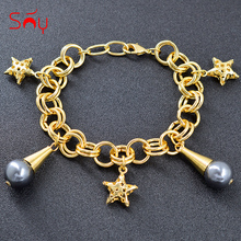 Sunny Jewelry Hot Selling Star Charm Bracelet For Women Hand Chain Link Chain Bracelet For Engagement Romantic Jewelry Findings 2024 - buy cheap