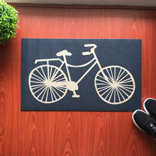 Tapete de entrada de bicicleta, tapete para porta de entrada, decorativo, lavável à máquina de boas vindas, para ambientes internos e externos 2024 - compre barato