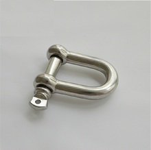 M10 10mm D-shaped 304 Stainless Steel Anchor Bow Shackle For Paracord Bracelet Webbing 2024 - buy cheap