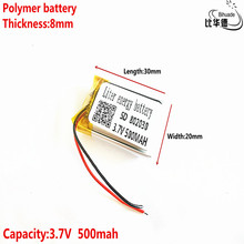 Good Qulity 3.7V,500mAH 802030 Polymer lithium ion / Li-ion battery for tablet pc BANK,GPS,mp3,mp4 2024 - buy cheap