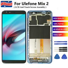 High Quality For Ulefone Mix 2 LCD Display + Touch Screen Digitizer Assembly+Frame Replacement 5.7 inch Repair parts + tools 2024 - buy cheap