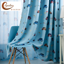 Window Children Curtain Print Blackout Curtains For Bedroom Living Kids Boy Room Cartoon  Fabric Drapes 2024 - buy cheap