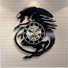 Black CD Record Clock European Antique Vinyl Wall Clock Classic Home Large Decorative Wall Clocks Quartz Mechanism 2024 - buy cheap