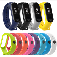 Durable Watch Silicone Wrist Strap for Xiaomi Mi Band 4 Xiomi Miband 3 Brand 4 band4 Bracelet Accessories on My Mi band3 Straps 2024 - buy cheap