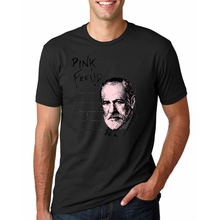 High Quality Customized Pink Freud Sigmund Freud Men T shirt Print Your Own Design Men Casual Tops Tee Shirts 2024 - buy cheap