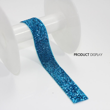 Solid Color Glitter Blue Decorated Lace Applique Ribbon Trim 20mm Sewing Supplies for Craft DIY Accessories 5yard/T750 2024 - buy cheap