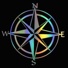 15cm*15cm Compass Car Sticker 3D Car Styling Compass Travel Wanderlust Direction NSWE Stickers and Decals Vinyl Sticker On Car 2024 - buy cheap