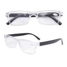 FR003 Fashion Quality Plastic Frame Reading Glasses For Men and Women With Case 2024 - buy cheap