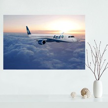 Modern Picture Aircraft Poster Paintings For Living Room Wall Art Canvas Fabric Cloth Decoration Poster Wall Art Unframed 2024 - buy cheap