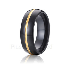 Anillo de boda clásico para hombre, proveedor mayorista de joyería para desstributores de ebay, color negro, promesa 2024 - compra barato