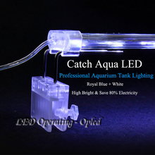 high class Crystal led aquarium light,Royal Blue aquarium lamp double catch tank wall for fish tank light, aquarium led lighting 2024 - buy cheap