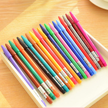 3 set/Lot 24 tinta de Gel de color bolígrafo de dibujo, accesorios de papelería de oficina suministros escolares FB261 2024 - compra barato