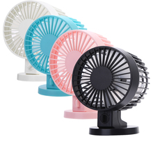 Mini ventilador elétrico portátil com carregador usb, ventilador de ar condicionado cooler ventilador de mesa para verão azul rosa 2024 - compre barato