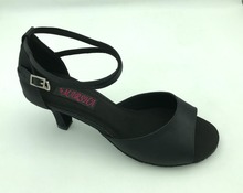 Hot Sale comfortable and fashion womens latin dance shoes ballroom salsa shoes tango shoes 6237BLK 6.5cm heel shipping free 2024 - buy cheap