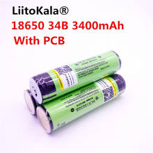 3PCS 2019 Original liitoKala Protected 100% Original NCR18650B 18650 Rechargeable battery 3400 mAh with 3.7V PCB 2024 - buy cheap