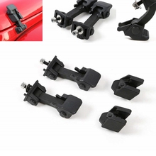 2x Car Hood Catch Lock Latches Buckle ABS Fit For Jeep Wrangler JK Unlimited Accessories Lock Protect 2007-2016 2024 - buy cheap