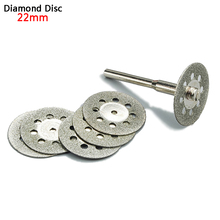 5pc 22mm diamond wheel cutting disc Dremel Rotary Tool accessories set diamond tools for stone diamond grinding wheel for glass 2024 - buy cheap