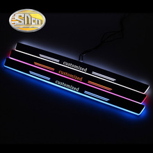 SNCN 4PCS Car LED Door Sill For Mercedes Benz X164 X166 GL350 GL450 Ultra-thin Dynamic LED Welcome Light Scuff Plate Pedal 2024 - buy cheap