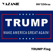 YAZANIE 90x150cm 3x5ft Donald Trump Flag 2020 Keep America Great for President Election American USA Polyester Flags and Banners 2024 - buy cheap