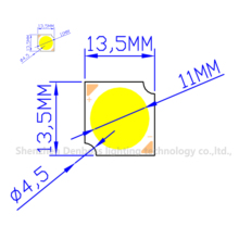 [sumbulbs] 12W COB led 30-33V DC 300mA Chip Light Source High bright CRI Ra 80 LED COB 110lm/w strip for spotlight indoor lamp 2024 - buy cheap