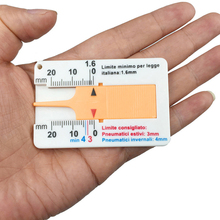 Measurement ferramenta fornece 0-20mm indicador de metalurgia pneu do carro auto ler depthômetro página medidor de profundidade motocicleta 2024 - compre barato