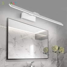 SOLFART modern led sconce wall lights arandela bathroom lighting mirrors iron paint acrylic mirror light bathroom lamp 6327 2024 - buy cheap