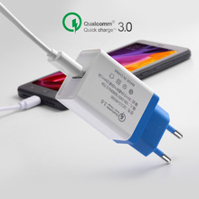 Universal USB Quick charge 3.0 5V 3A for iPhone 7 8 X EU US Plug Mobile Phone Fast charger charging for Samsug s8 s10 Huawei P30 2024 - buy cheap