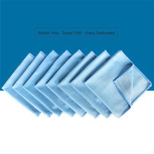 30cmx30cm 1pcs Car Cleaning Microfiber Glass Towel Cloth Towels Wash Window Polishing Absorbent Windshield Cloth 2024 - buy cheap