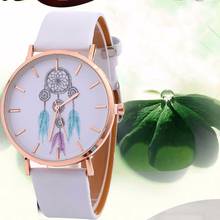 Hot Sale Women Analog Quartz Watch Dream Catcher Fashion Leather Band Table Wristwatch Female Ladies Clock relogio feminino 2024 - buy cheap