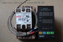 90-265V AC/DC Digital F/C PID Temperature Controller Thermostat 48WX96HX80L TA6-SSR(SSR output +2 Alarms)+2m K Sensor+25A SSR DA 2024 - buy cheap