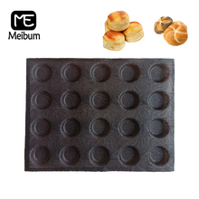 Meibum 20 Cavity Non Stick Silicone Bread Mold 2 Style Party DIY Round Bun Mould Make For Cookie pastry Bakeware Baking Tools 2024 - buy cheap