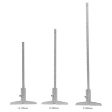 Ferramenta de medição de profundidade de vernier, 0-150mm, 200mm, 300mm de profundidade, 0.02mm 2024 - compre barato