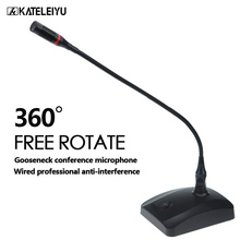 DB-37 professional flexible gooseneck condenser microphone desktop conference microphone high sensitivity 2024 - buy cheap