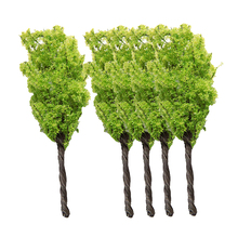 5Pcs Plastic Miniature Model Trees Architecture Scenery Train Railroad Layout Landscape Ho Scale 10cm Model Building Accessory 2024 - buy cheap