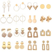 UMKA Fashion Statement Earrings 2019 Big Geometric earrings For Women Hanging Dangle Earrings Drop Earing  kolczyki 2024 - buy cheap